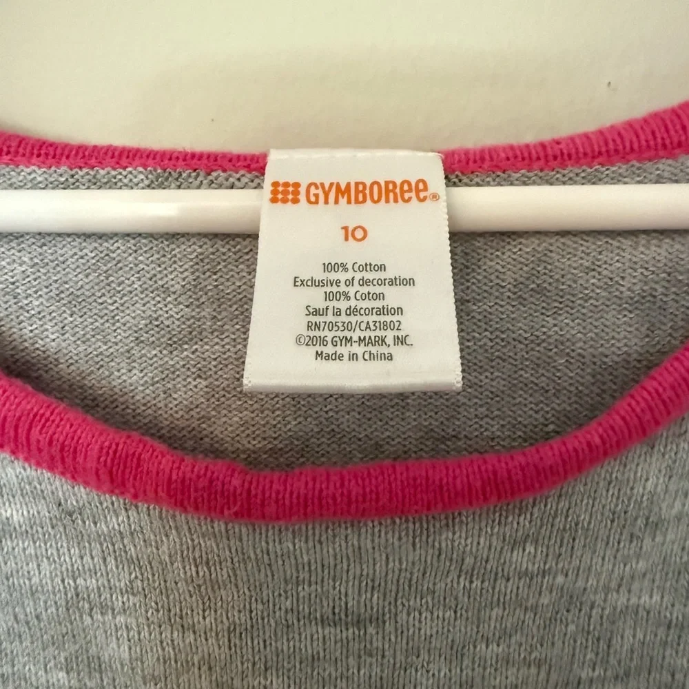Gymboree girls Heather Gray sweater dress with snowflake